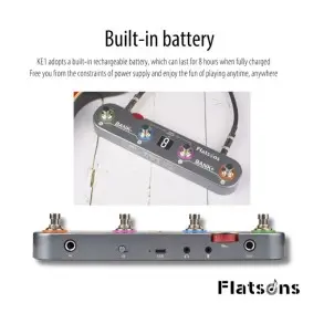 Pedalera Multiefecto Recargable Portatil Flatsons KE1