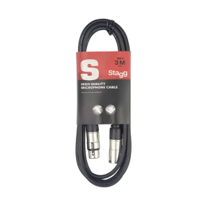Cable Stagg XLR XLR 3metros Canon Canon Fichas Metalicas