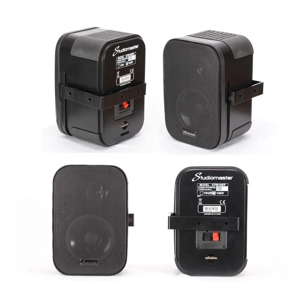 Bafles Instalacion Pared 6" 30W StudioMaster CTR105TB