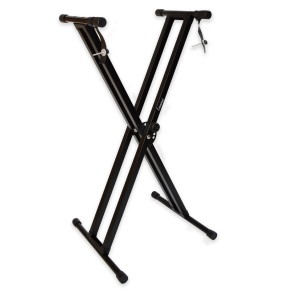Soporte de Tijera Teclado Patas Dobles Leonard LNDST2