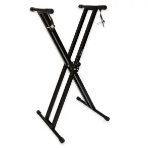 Soporte de Tijera Teclado Patas Dobles Leonard LNDST2