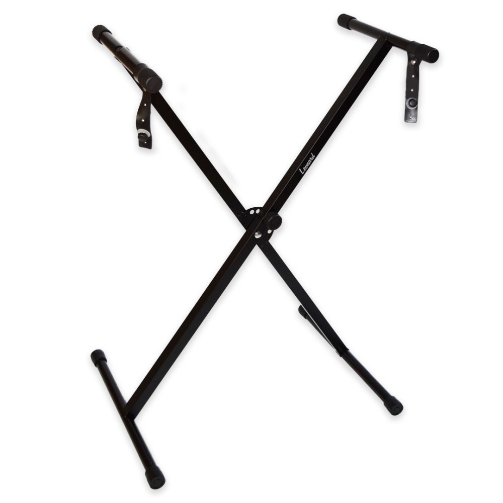 Soporte de Tijera Teclado Patas Simples Leonard LNDST1