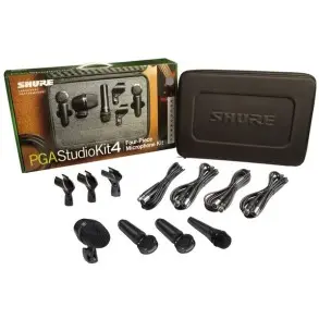Shure PGASTUDIOKIT4 - Set de Microfonos para Bateria