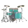 Batería Acustica 5 Cuerpos Bombo 22" Yamaha Stage Custom Matte Surf Green Birch SBP2F5MSG