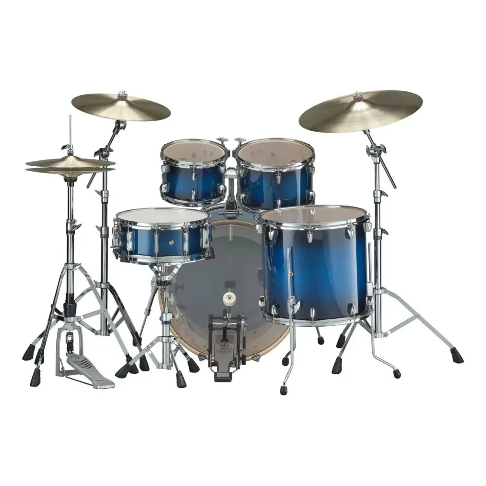 Batería Acustica 5 Cuerpos Bombo 22" Yamaha Stage Custom Deep Blue Sunburst
