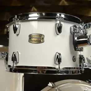 Bateria Yamaha Stage Custom Birch 5 Cuerpos Color Classic White Bombo 20X17