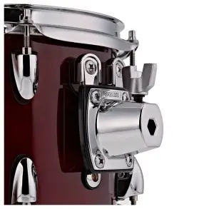 Bateria Yamaha Stage Custom Birch 5 Cuerpos Color Cranberry Red Bombo 22x17