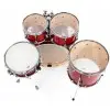 Bateria Yamaha Stage Custom Birch 5 Cuerpos Color Cranberry Red Bombo 22x17