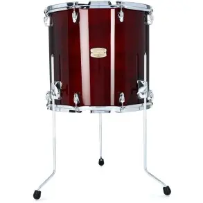 Bateria Yamaha Stage Custom Birch 5 Cuerpos Color Cranberry Red Bombo 22x17