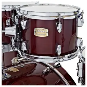 Bateria Yamaha Stage Custom Birch 5 Cuerpos Color Cranberry Red Bombo 22x17