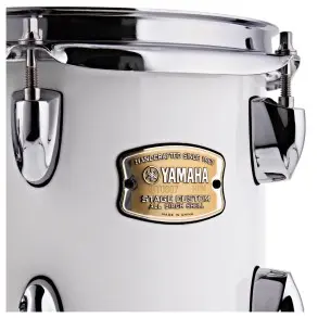 Bateria Yamaha Stage Custom Birch 5 Cuerpos Color Pure White Bombo 20x17