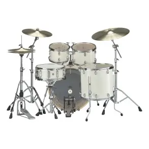 Bateria Yamaha Stage Custom Birch 5 Cuerpos Color Classic White Bombo 20X17
