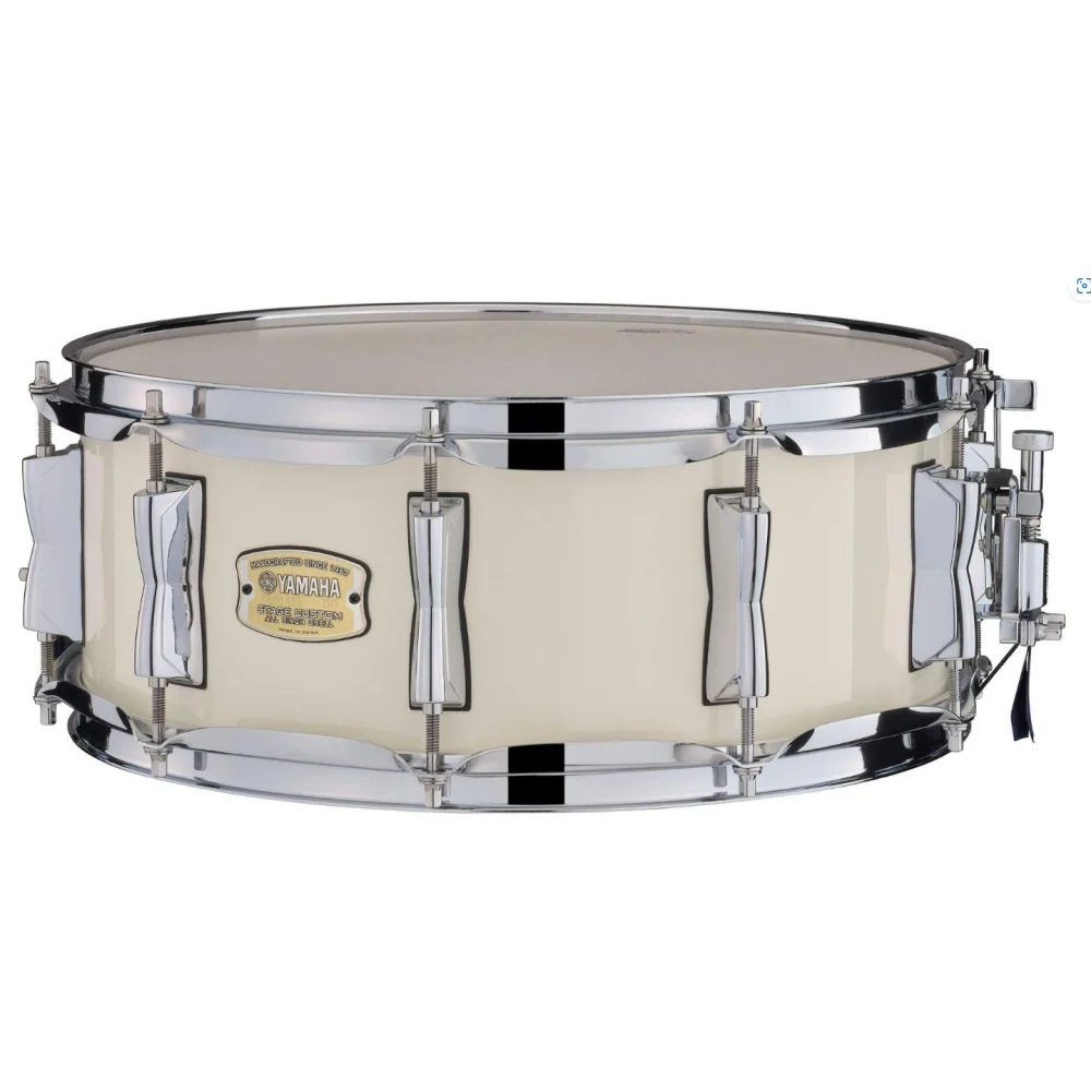 Bateria Yamaha Stage Custom Birch 5 Cuerpos Color Classic White Bombo 20X17