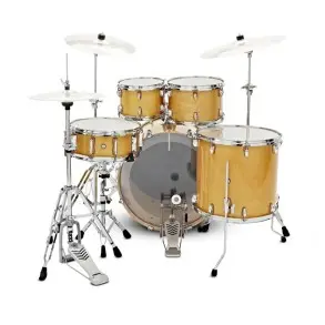 Bateria Yamaha Stage Custom Birch 5 Cuerpos Color Natural Bombo 20x17