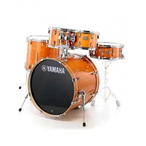 Bateria Yamaha Stage Custom Birch 5 Cuerpos Color Honey Amber Bombo 22x17