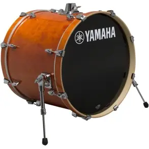 Bateria Yamaha Stage Custom Birch 5 Cuerpos Color Honey Amber Bombo 22x17