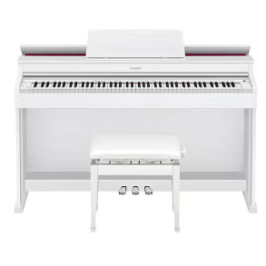 Piano Digital Casio AP470 CELVIANO 88 Teclas De Marfil Acción Martillo USB Color Blanco