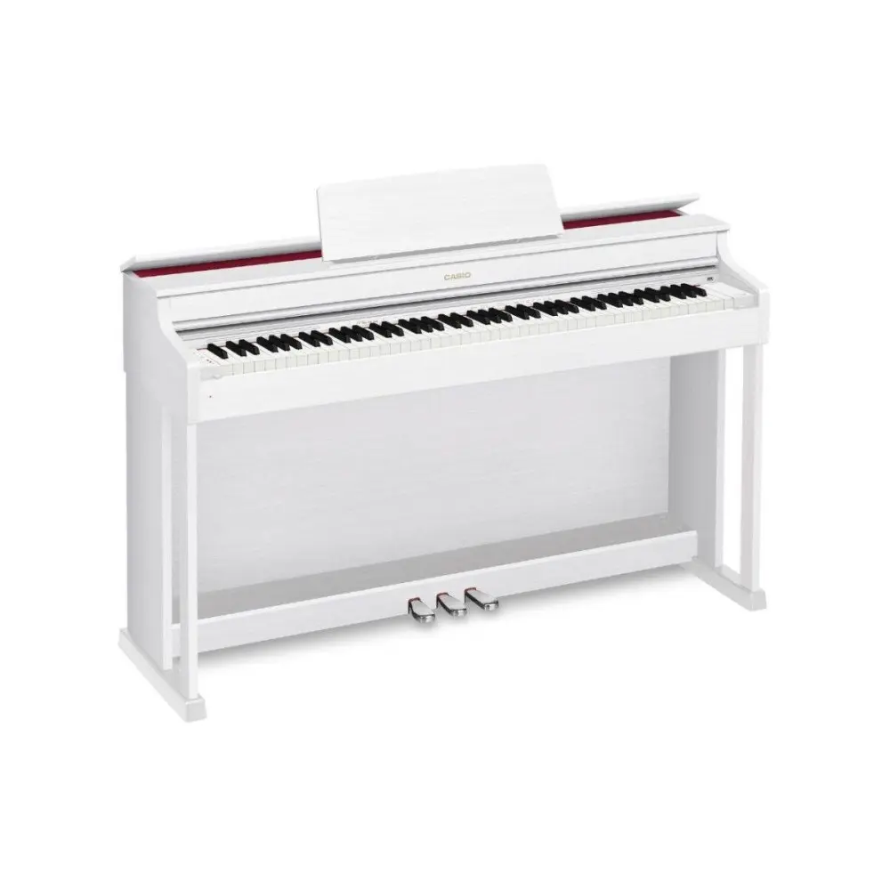 Piano Digital Casio AP470 CELVIANO 88 Teclas De Marfil Acción Martillo USB Color Blanco