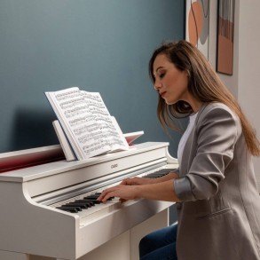 Piano Digital Casio AP470 CELVIANO 88 Teclas De Marfil Acción Martillo USB Color Blanco