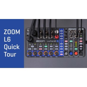 Mixer Digital Compacto ZOOM L-6