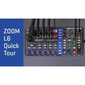 Mixer Digital Compacto ZOOM L-6