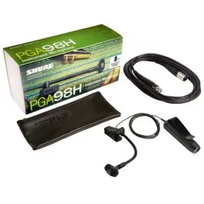 Shure PGA98H-XLR Microfono Condenser Cardiode Para Instrumentos
