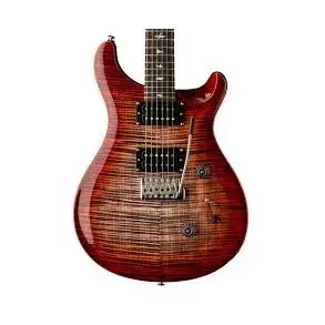 Guitarra Electrica SE Custom 24 Con Funda Color Charcoal Cherry Burst