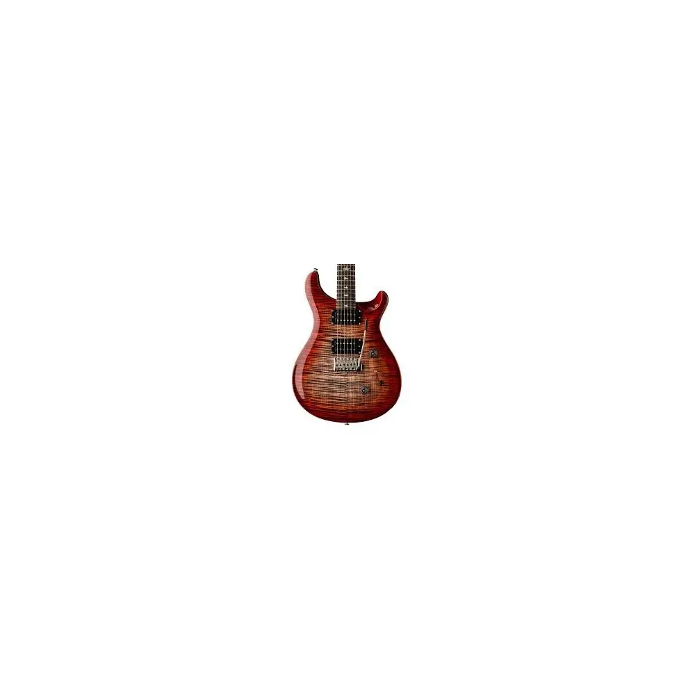 Guitarra Electrica SE Custom 24 Con Funda Color Charcoal Cherry Burst
