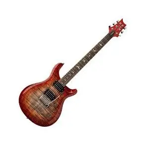 Guitarra Electrica SE Custom 24 Con Funda Color Charcoal Cherry Burst