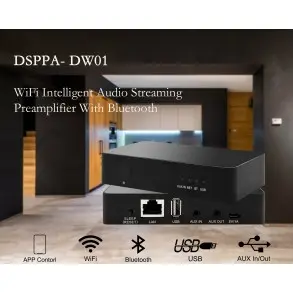 Controlador Inteligente DSPPA AUDIO DW01 Wi Fi