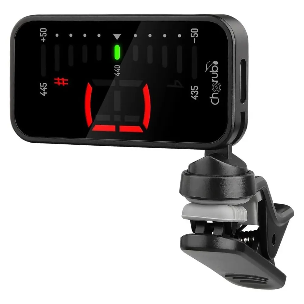 Afinador Cherub Wst-551c Recargable Y Digital De Pinza
