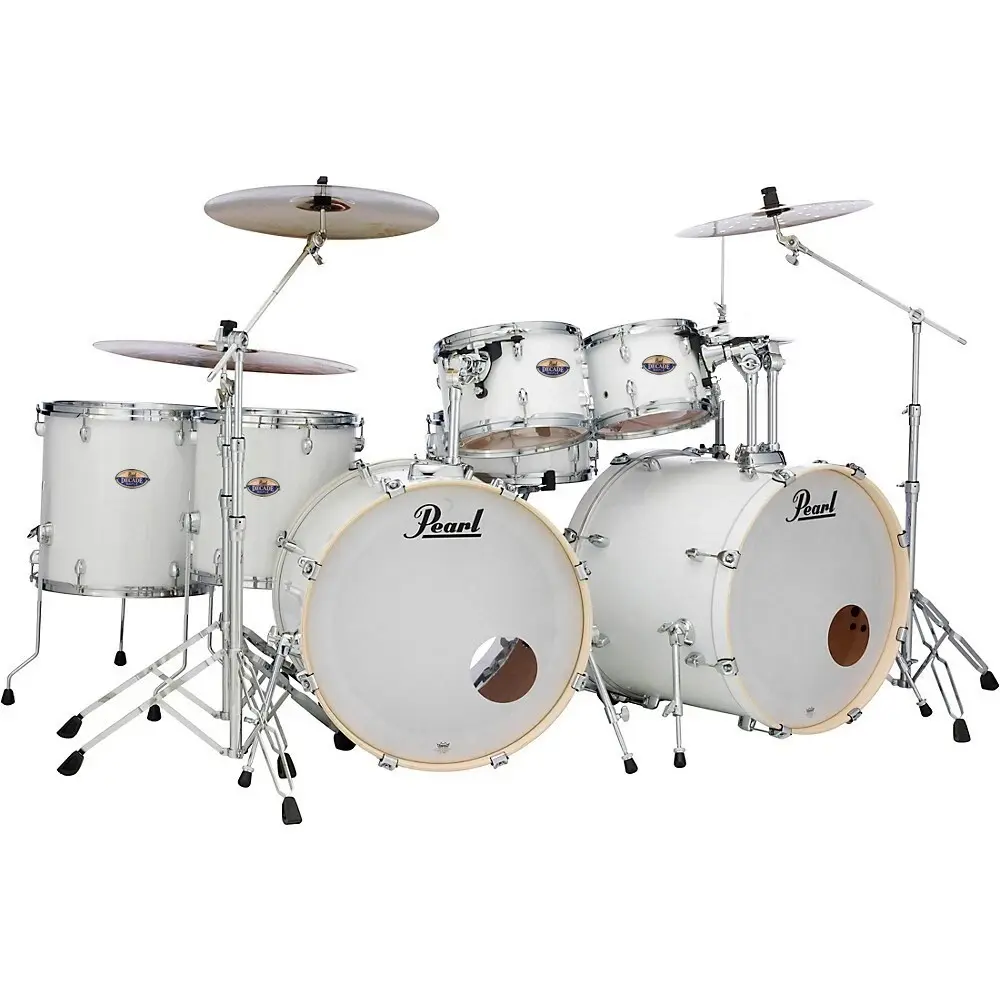 Bateria Pearl Decade Maple 7 Cuerpos Doble Bombo 22
