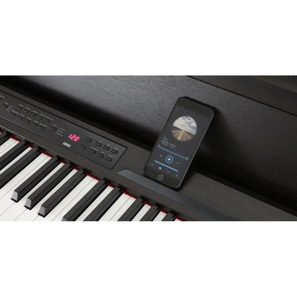 Piano Digital Korg C1 Air 88 Teclas Con Mueble Con Rh3 Bluetooth