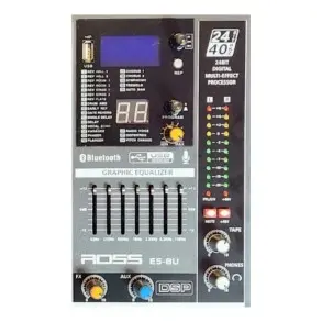 Mixer 8 Canales con Bluetooth Ross ES-8U