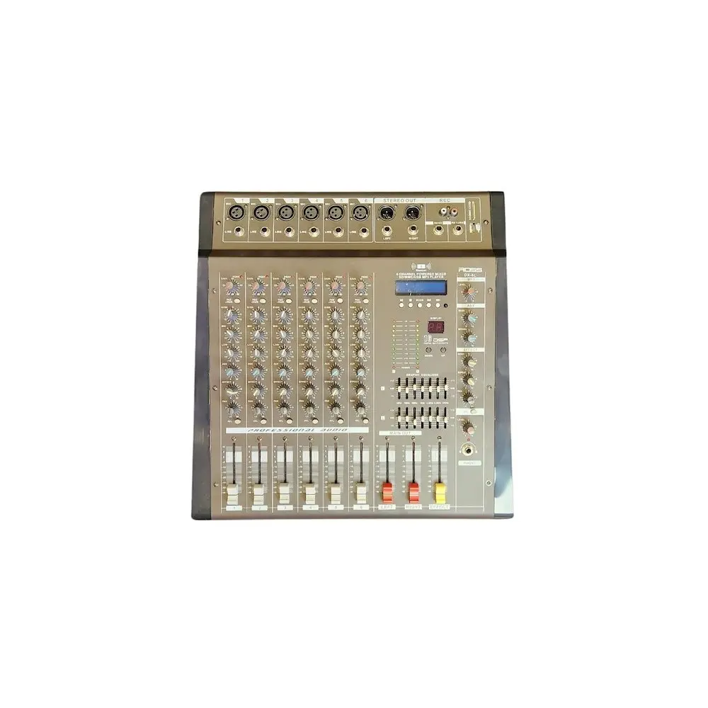 Mixer Potenciada 6 Canales Ross DX-6L