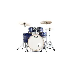 Bateria Pearl Professional Series 4 Cuerpos Bombo 22 Color Royal Blue Burst