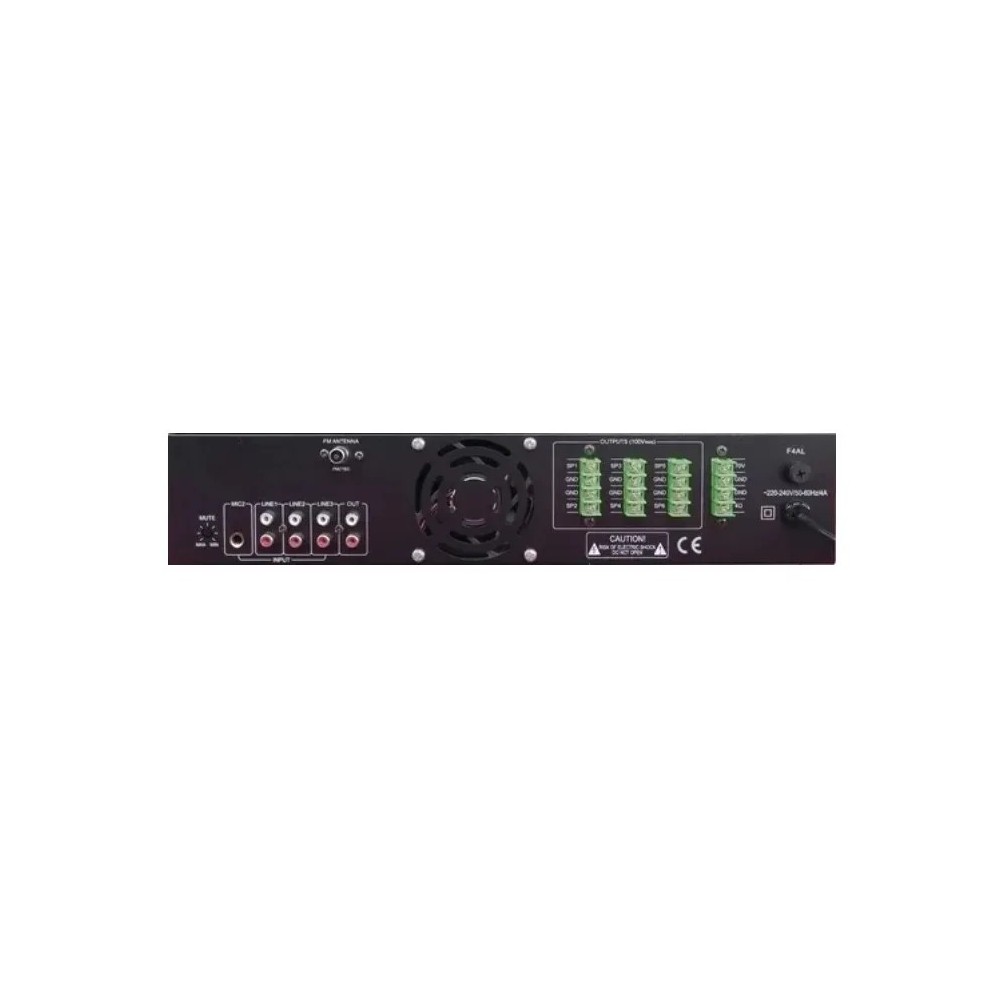 Potencia Multizona 250W 70-100 - 4 ohms Studiomaster ISMA250B