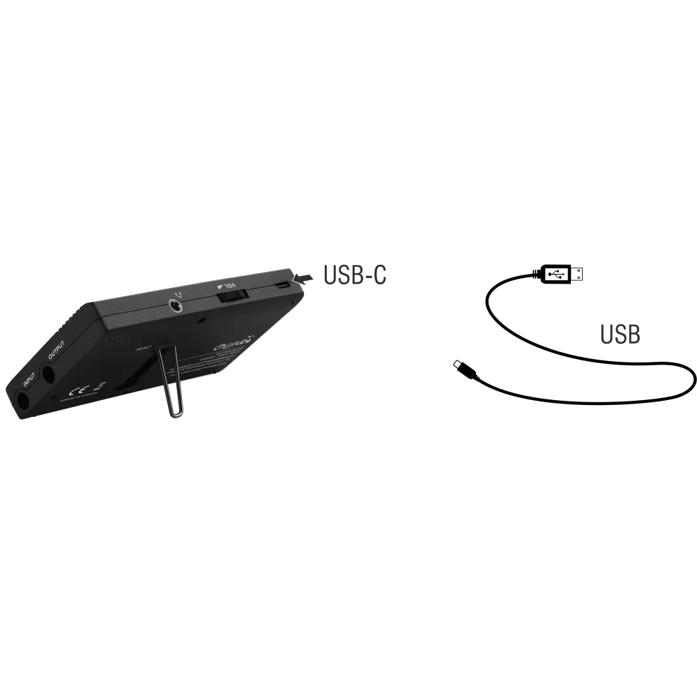 Afinador Recargable Cromatico Para Vientos Cherub WMT-565W
