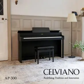 Piano Digital 88 Teclas Celviano Negro Casio AP-300BK