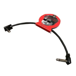 Cable Western Interpedal Plug Mono Angular 90° A Angular 90º Flat Face 20 Cm