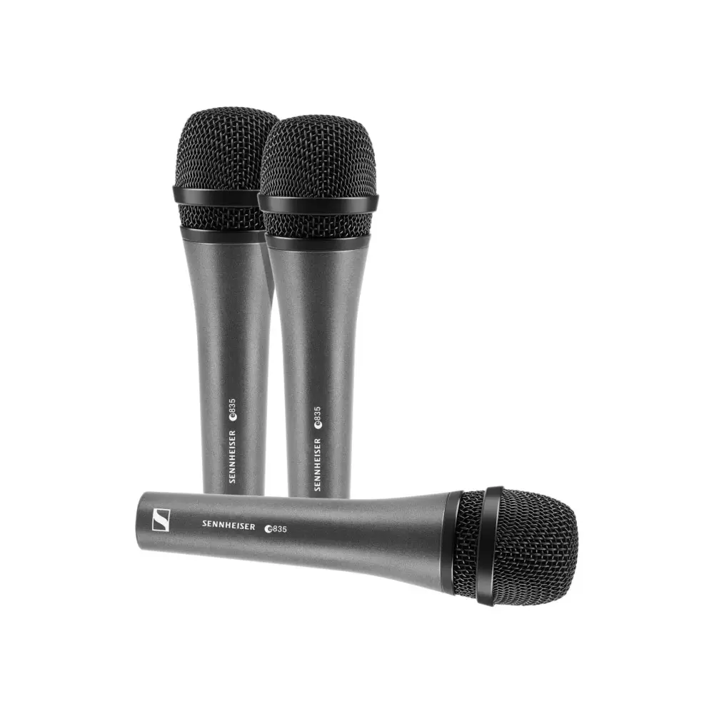 Pack Microfonos Sennheiser 3-PACK E 835