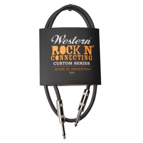 Cable Western Plug Plug mono recto para cabezal a caja 1 metro CABCAJAC