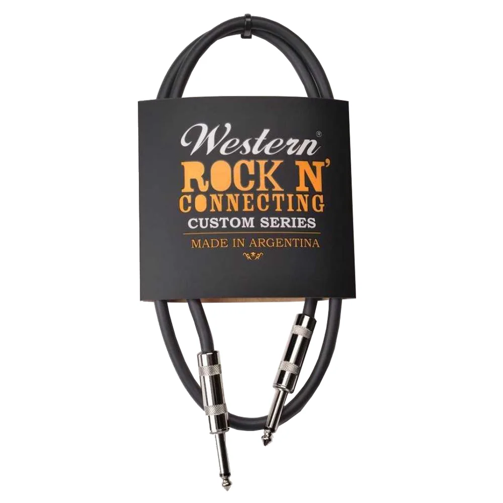 Cable Western Plug Plug mono recto para cabezal a caja 1 metro CABCAJAC