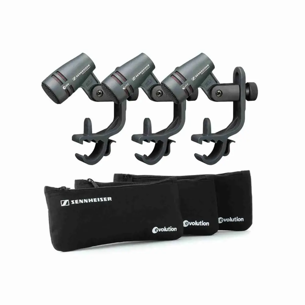 Pack Microfonos Sennheiser 3PACK E604