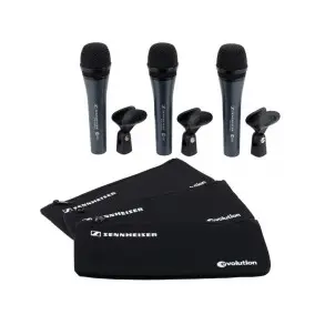 Pack Microfonos Sennheiser 3-PACK E835-S