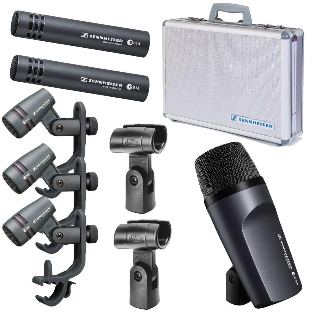 Kit Microfonos de Bateria Sennheiser E 600 SERIES DRUM CASE