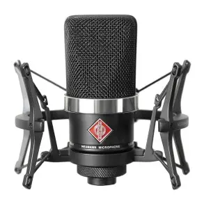 Microfono de Estudio Condenser Neumman TLM 102 BK STUDIO SET
