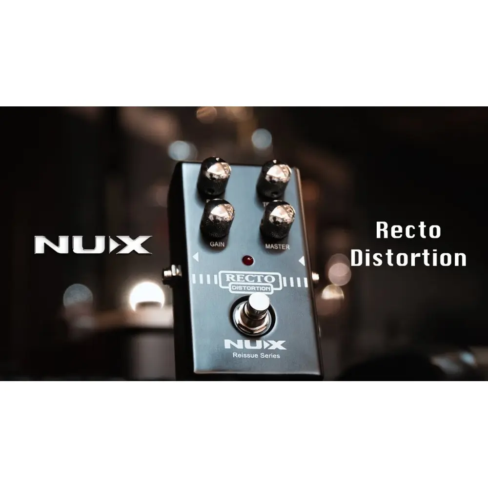 Pedal de Efecto Distortion Nux NRO-4