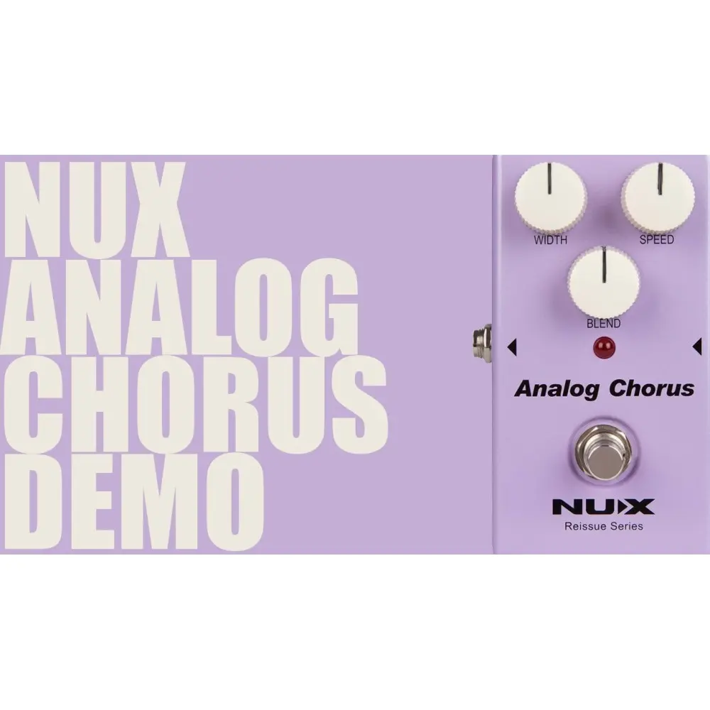 Pedal de Efecto Analog Chorus Nux NRC-1