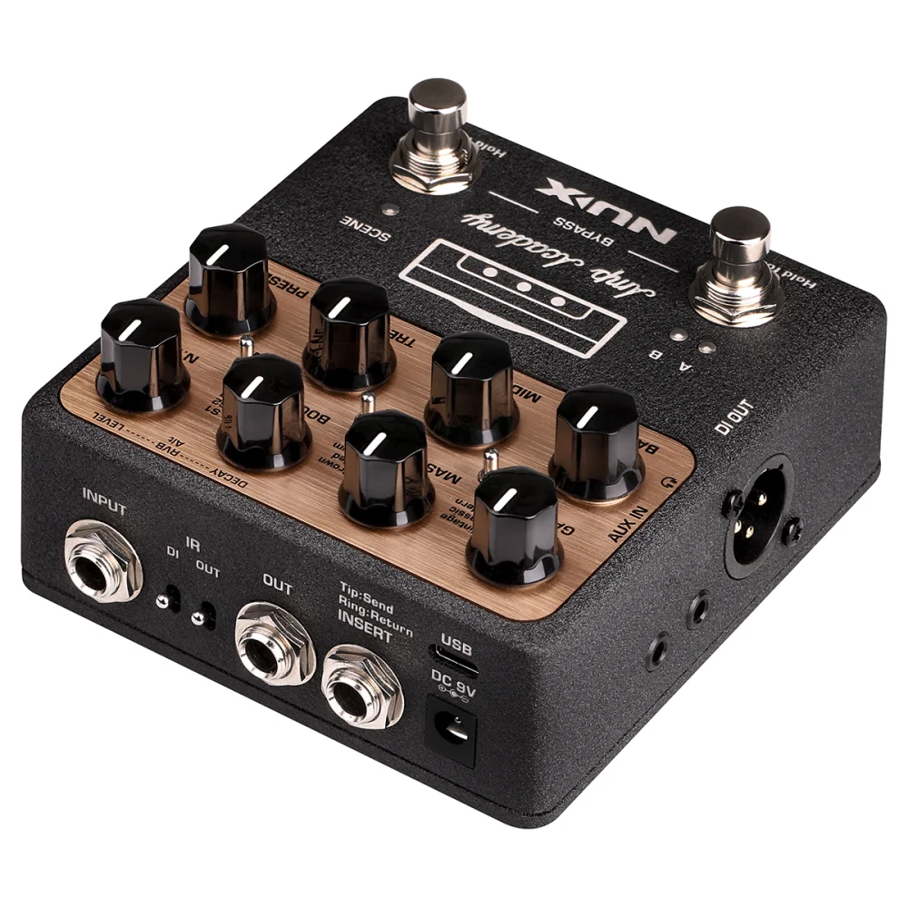Pedal de Efecto Simulador Valvulas Nux NGS-6